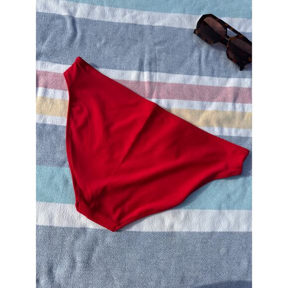 NWT, Women, Aerie, Bikini Bottom, Red, Sz L - Picture 2 of 6